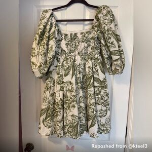 NWT Abercrombie Emerson poplin mini dress, size small tall